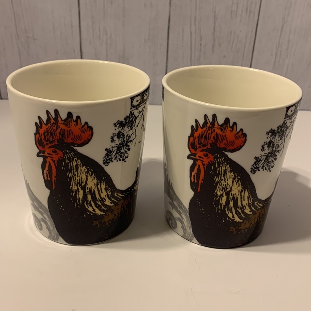 McLeland Design Rachel rooster mugs.